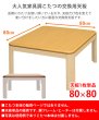 画像8: 家具調こたつ用天板　80×80　正方形 (8)